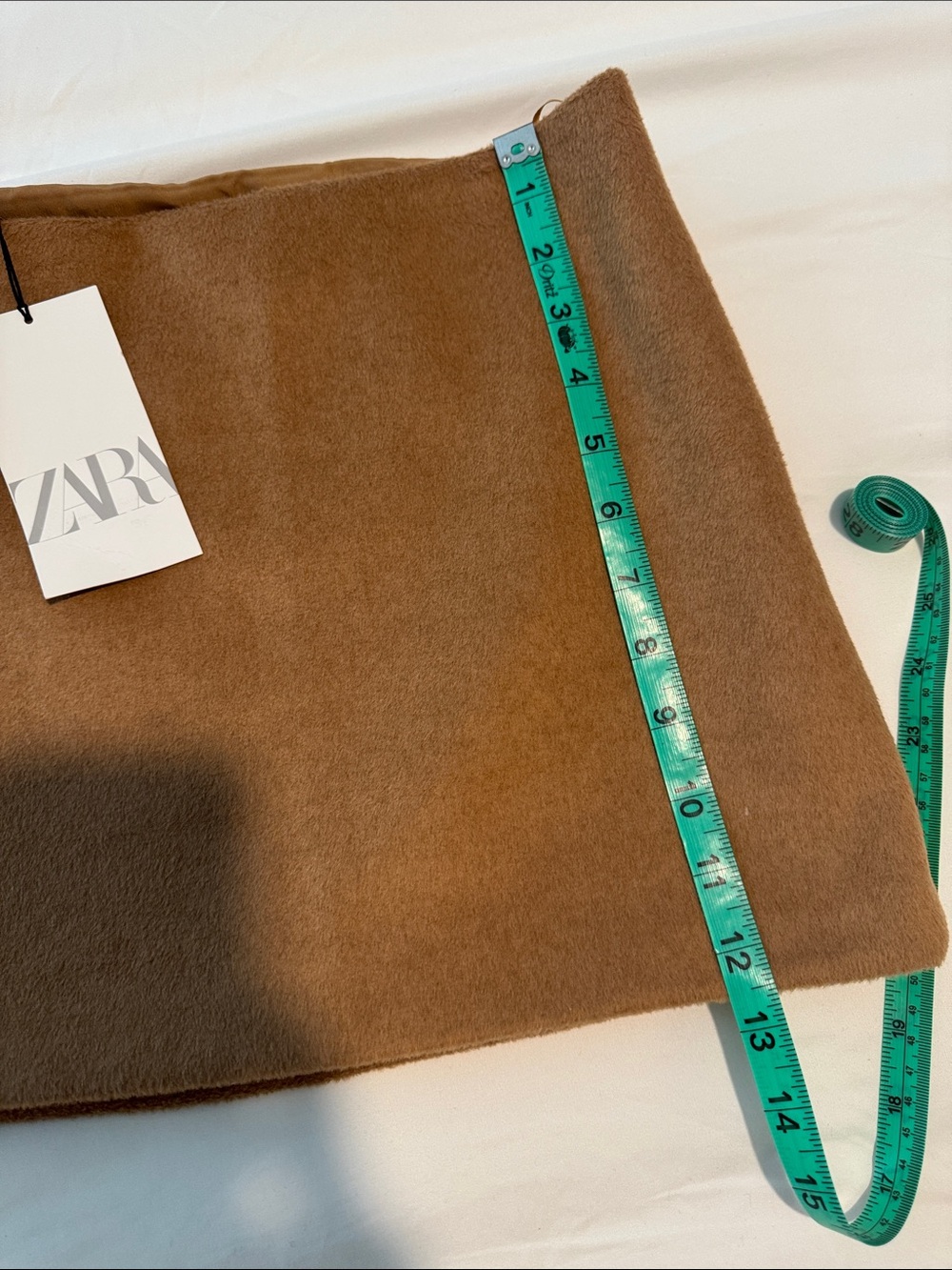 ZARA Tan Brown Mini Skirt - Picture 4 of 5